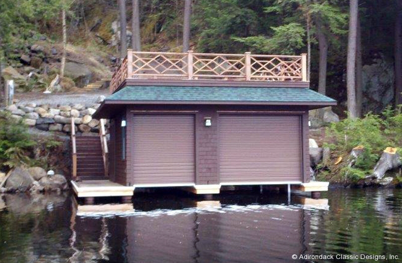 traditional boathouse